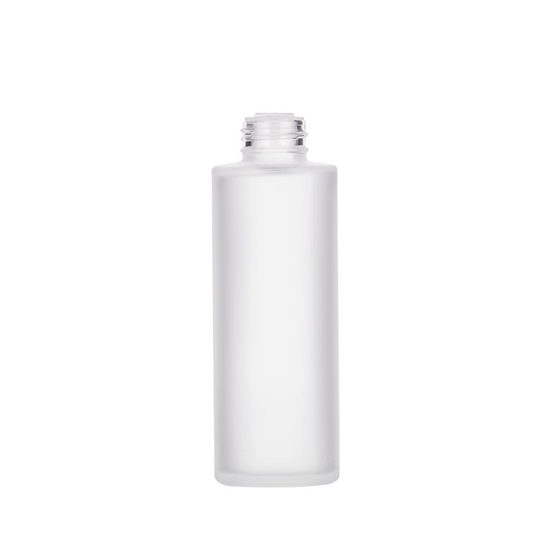 Bamboo cap empty cosmetic 30ml 50ml 100ml 150ml clear frosted glass cream jar glass lotion toner spray bottle for cosmetic