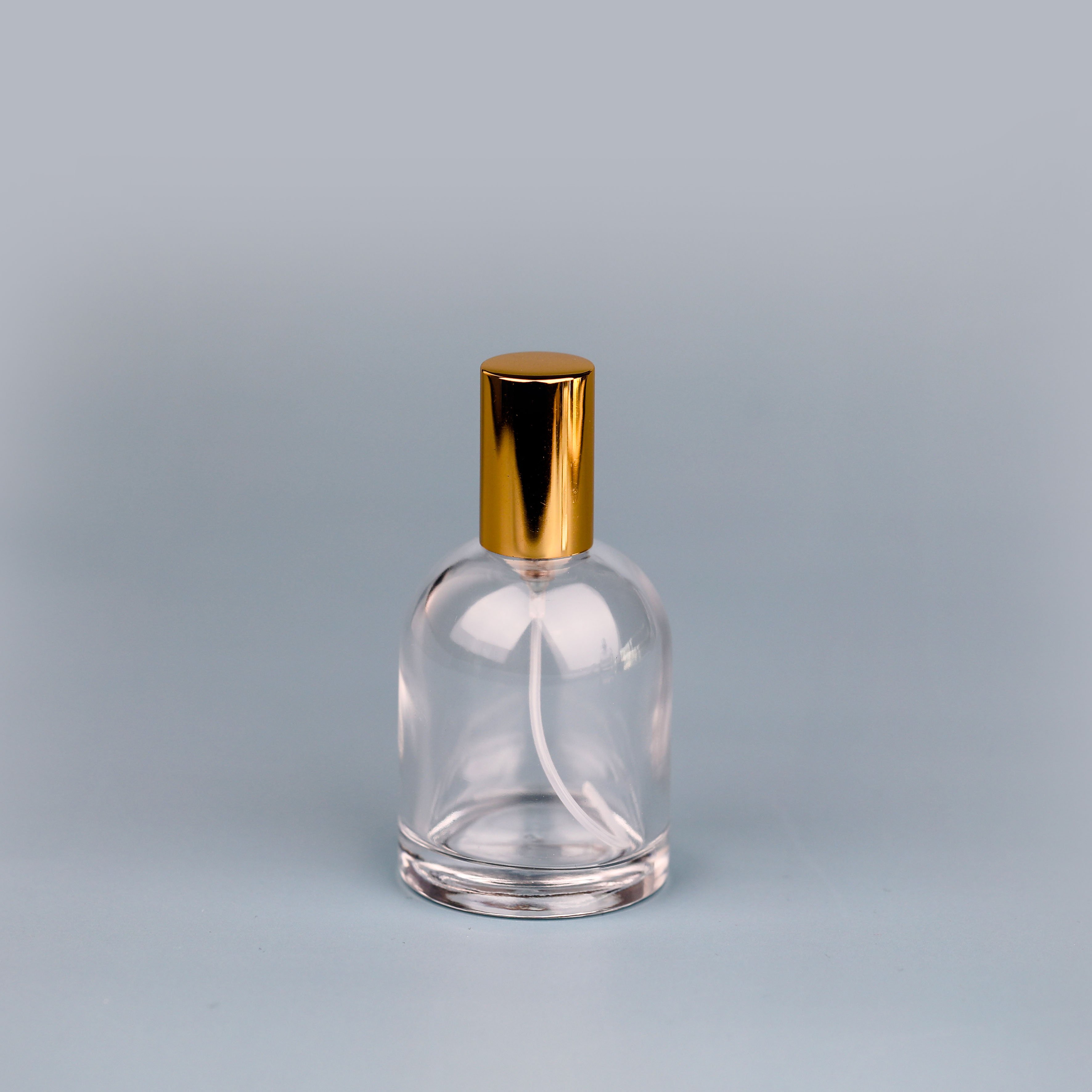 30Ml 50Ml Empty Round Shape Spray Perfume Pump Glass Bottle, Glass Bottles For Perfume Bottle Luxury Glass