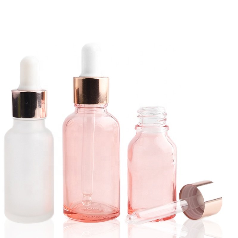 dropper glass bottle 5ml 10ml 15ml 20ml 30ml 50ml 100ml essential oil glass bottle with white dropper cap