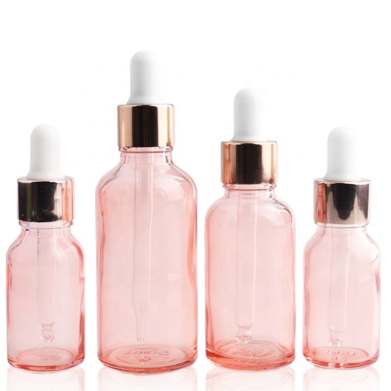 dropper glass bottle 5ml 10ml 15ml 20ml 30ml 50ml 100ml essential oil glass bottle with white dropper cap