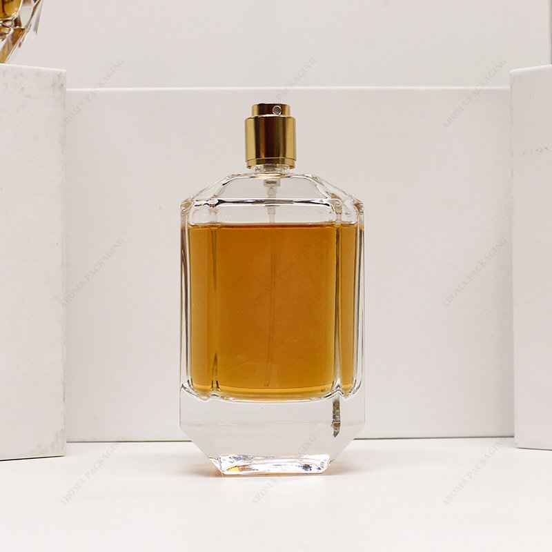 Free Sample 10ml 30ml 50ml 100ml Glass Perfume Bottles Luxury Clear Round Square Empty Perfume Bottle With Pump