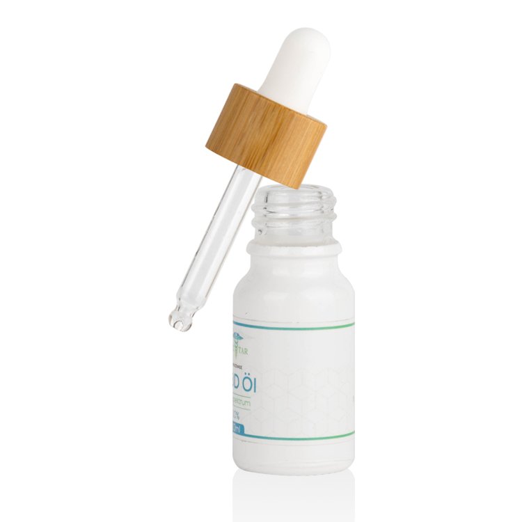cosmetic oil serum white glass bottle with bamboo dropper 5ml 20ml 30ml 50ml 100ml bamboo dropper bottle with paper box tube