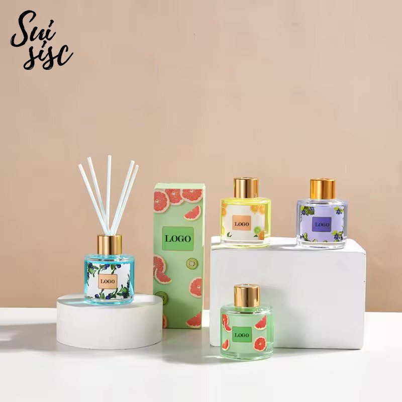 Luxury Home Reed Diffuser Bottle Set Lasting Lavender Fragrance Reed Diffuser with Sticks and Oil Luxury Air Freshener