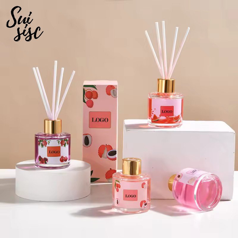 Luxury Home Reed Diffuser Bottle Set Lasting Lavender Fragrance Reed Diffuser with Sticks and Oil Luxury Air Freshener