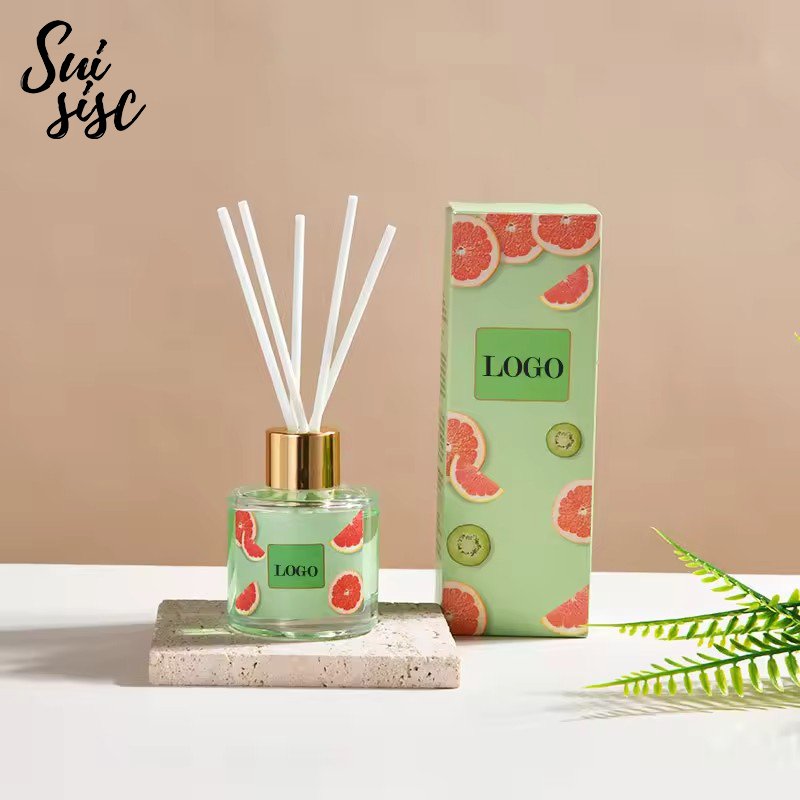 Luxury Home Reed Diffuser Bottle Set Lasting Lavender Fragrance Reed Diffuser with Sticks and Oil Luxury Air Freshener