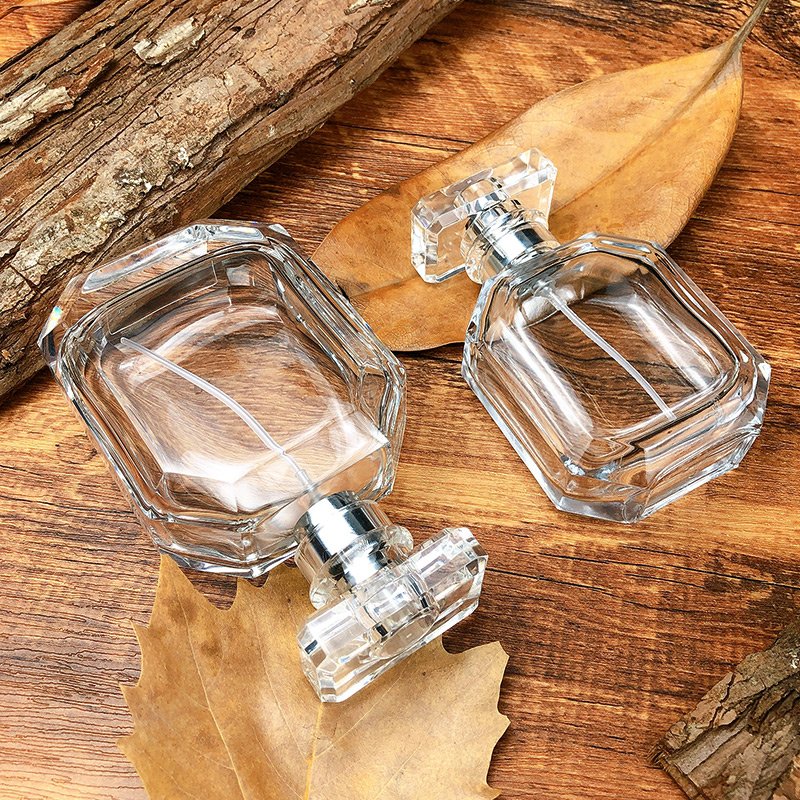 50ml 100ml Xuzhou Wholesale Luxury Fancy Empty Clear Glass Perfume Bottle