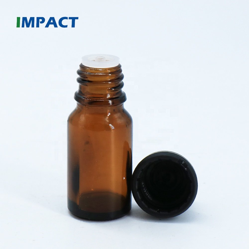 Amber Glass Essential Oil Bottle 5 ml 10 ml 15 ml 20 ml 30 ml 50 ml 100 ml with Dropper