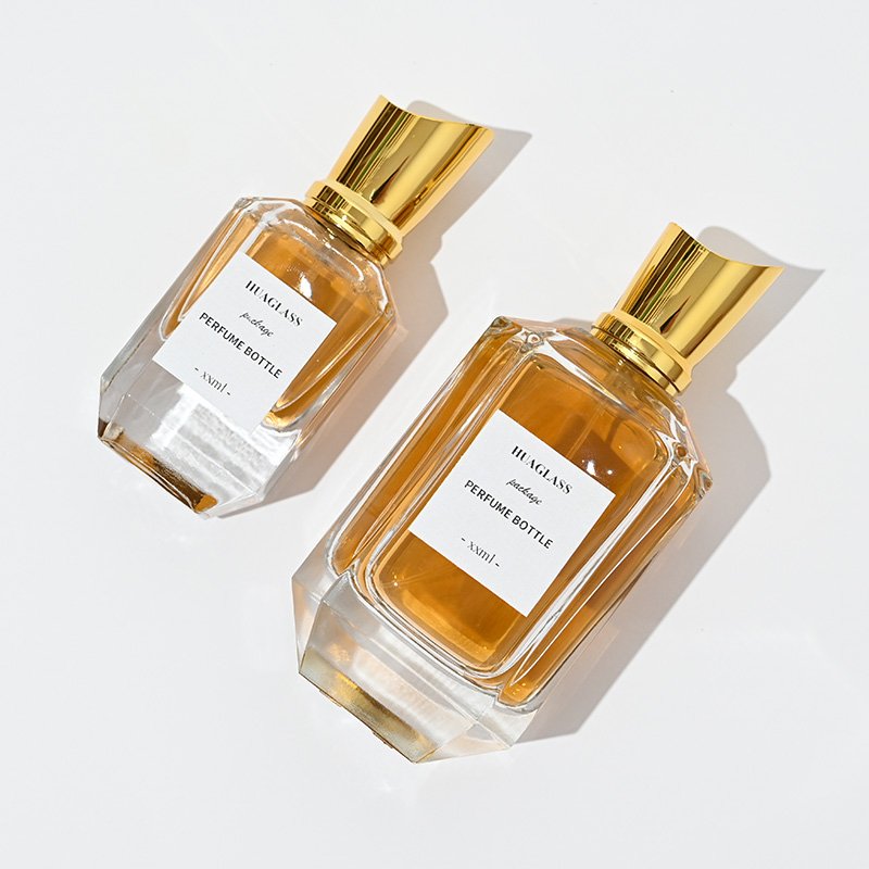 New Design Perfume Bottle 100ml 30ml 50ml Luxury Parfum Bottle Perfume Atomizer Perfume Glass Bottle With Unique Cap