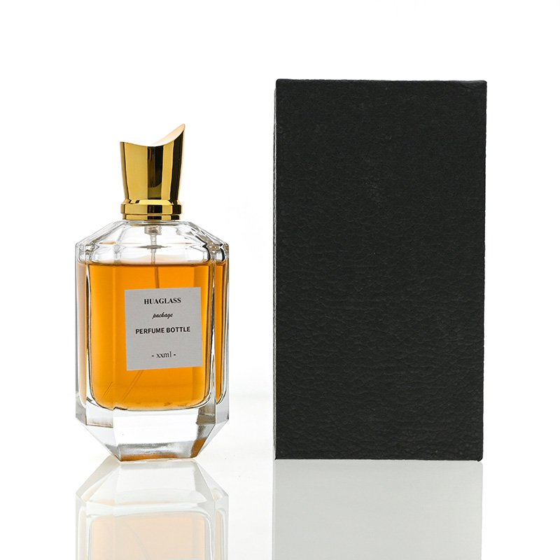 New Design Perfume Bottle 100ml 30ml 50ml Luxury Parfum Bottle Perfume Atomizer Perfume Glass Bottle With Unique Cap