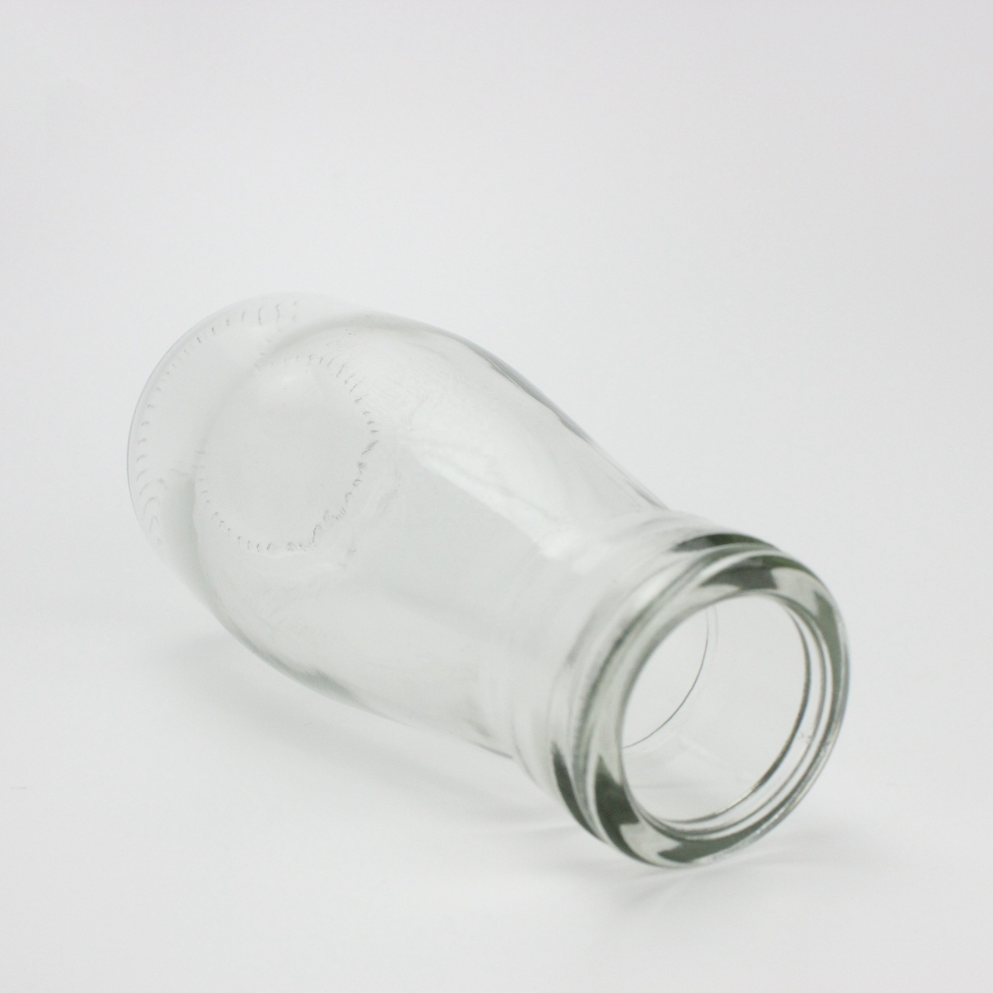 250ml/500ml Transparent Frosted White Glass Juice Beverage Bottle spirit glass bottle