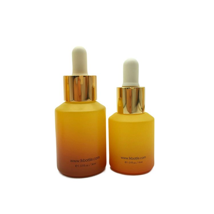 15ml 30ml 50ml 60ml 100ml 125ml Dropper Bottle Glass Skincare Glass Bottles Collection Shoulder Glass Dropper Bottle
