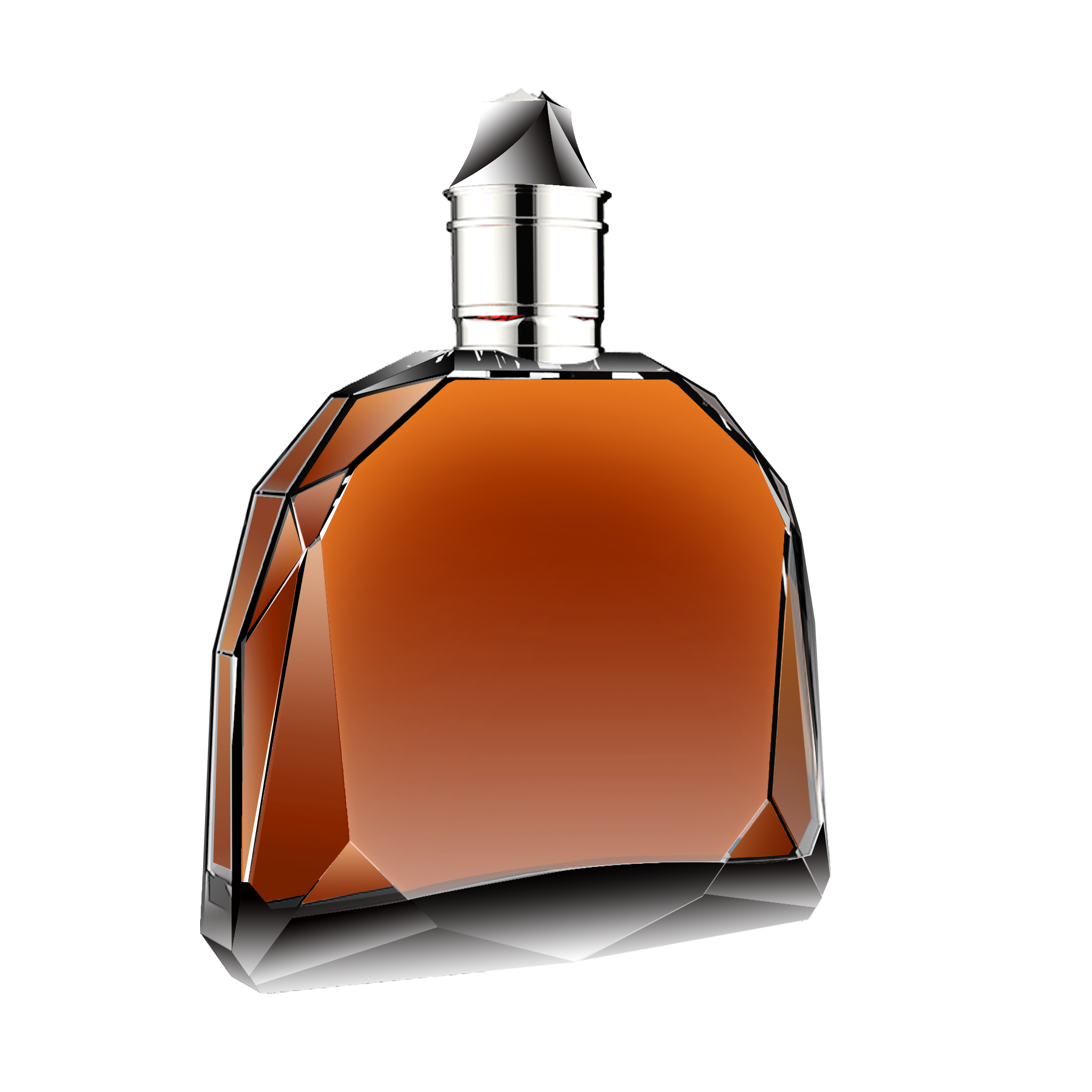 700ml 1L 3L super flint glass spirit bottle gin whisky rum vodka wine brandy glass bottles