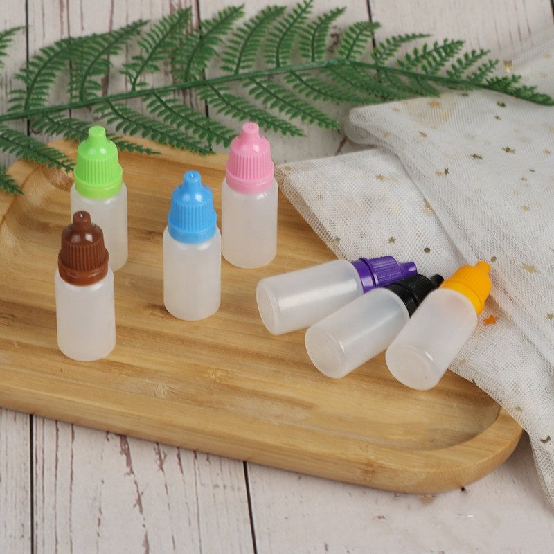 hot sale free sample 10ml pet clear dark black empty essential oil plastic PET dropper bottle