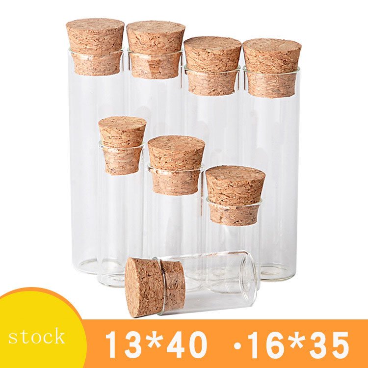 Mini Glass Essential Oil Bottle With Cork Top 2ml 3ml 5ml 7ml 8ml