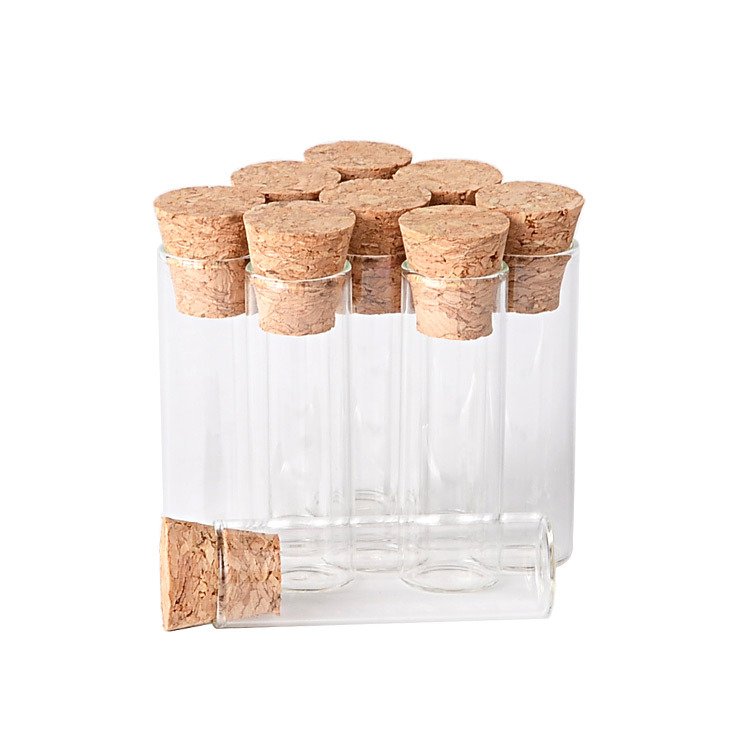 Mini Glass Essential Oil Bottle With Cork Top 2ml 3ml 5ml 7ml 8ml