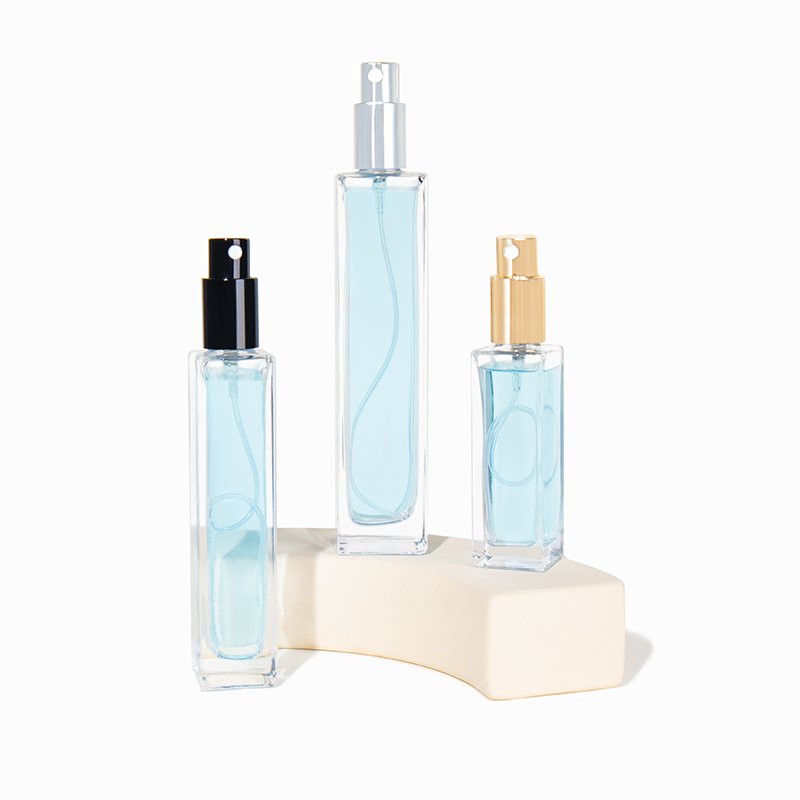 New Style 5ml 10ml 15ml 20ml Clear Empty Mini Perfume Glass Bottle for Cosmetics Package with Screen Printing