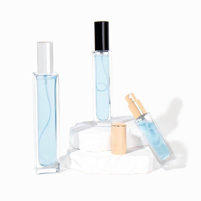 New Style 5ml 10ml 15ml 20ml Clear Empty Mini Perfume Glass Bottle for Cosmetics Package with Screen Printing