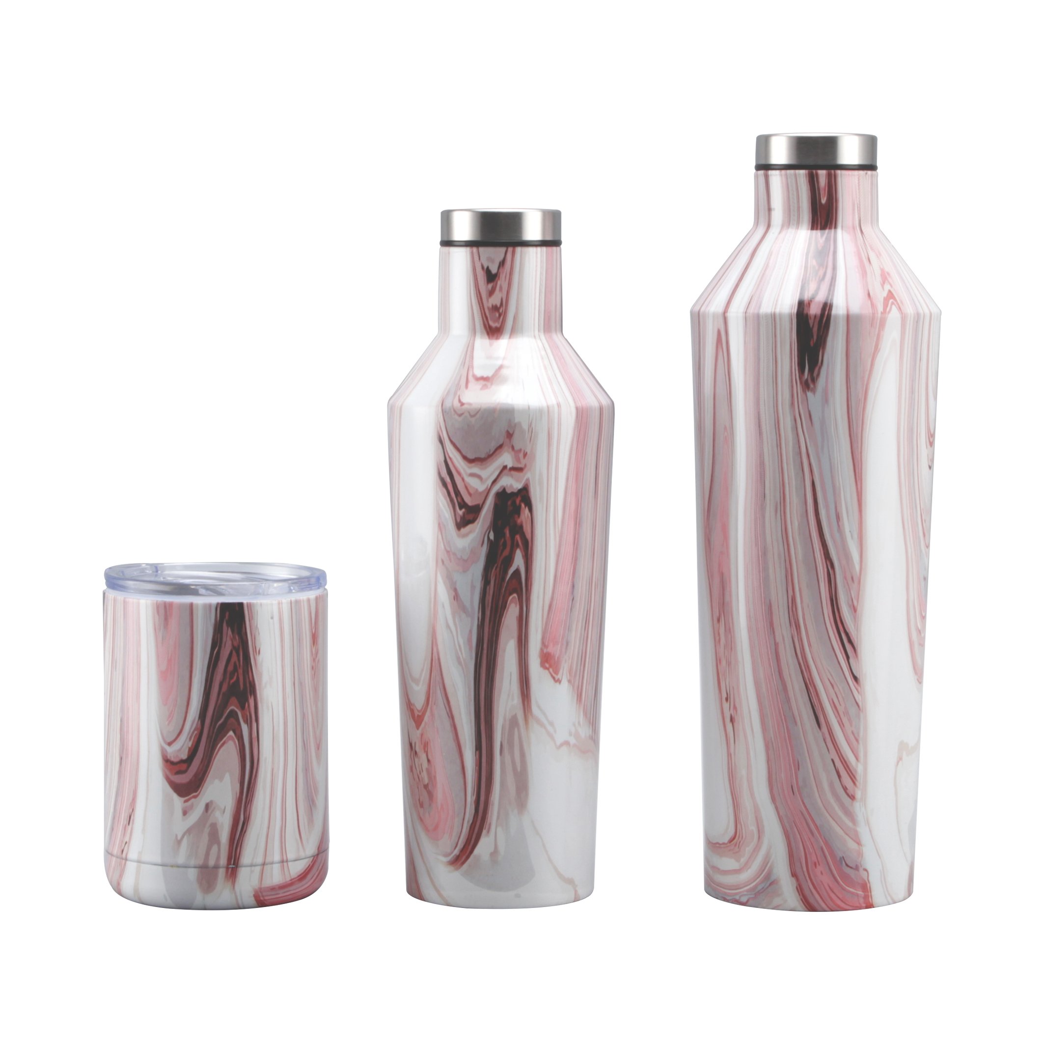 Double Wall Moticational Water Bottle 1 Gallon Stainless Steel Glass Bottles Water Customizable 2 Liter Water Bottle