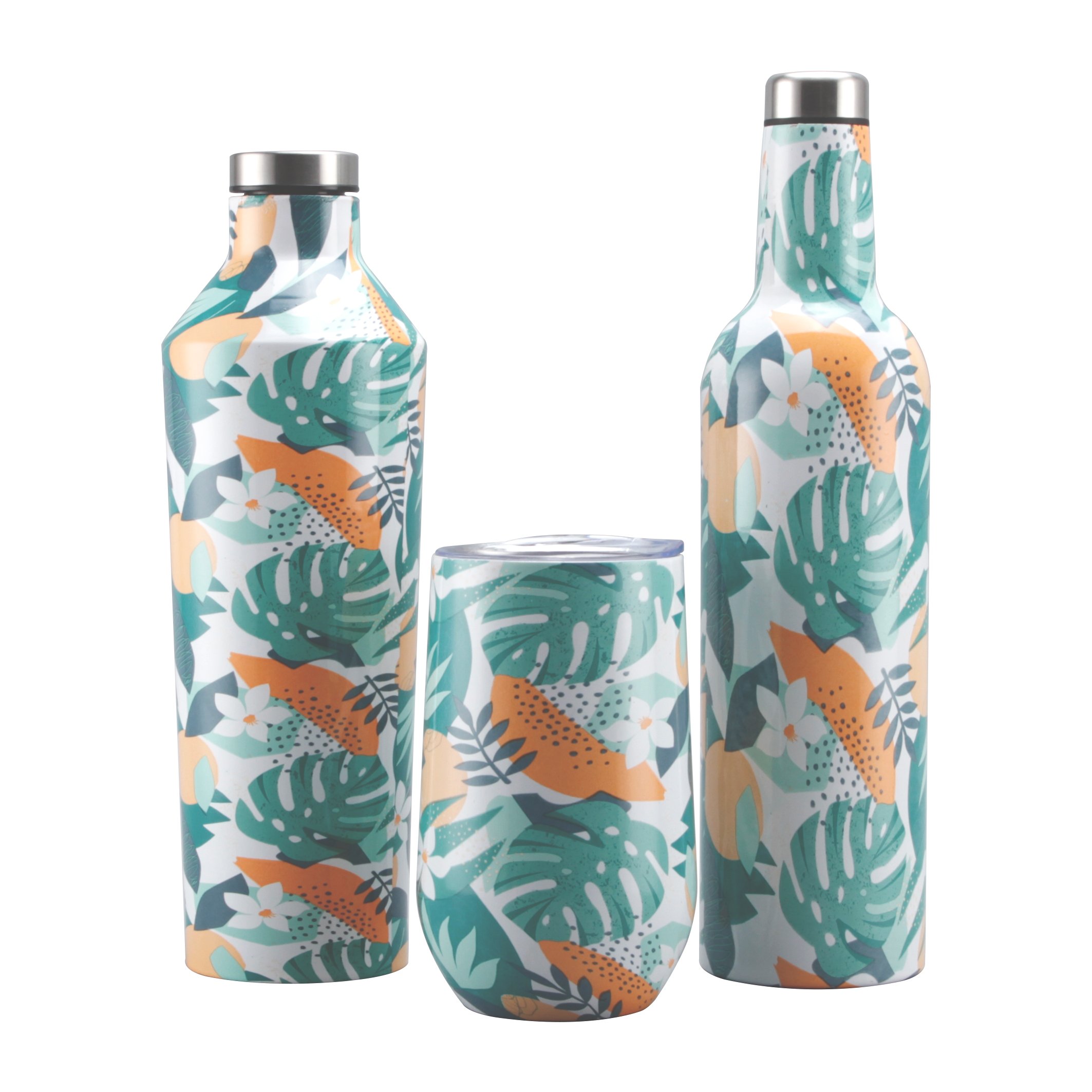 Double Wall Moticational Water Bottle 1 Gallon Stainless Steel Glass Bottles Water Customizable 2 Liter Water Bottle