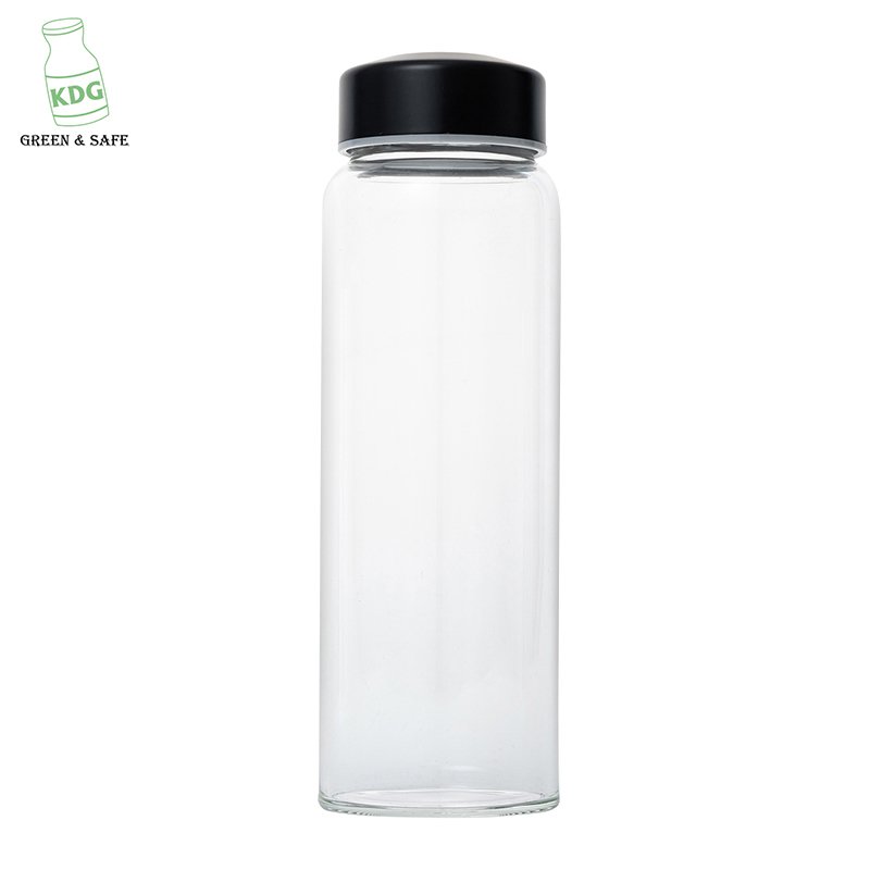 KDG Brand Customized Glass bottle manufacturers clear juice bottle 400ml 500ml 600ml 750ml 1000ml beverage glass water bottle