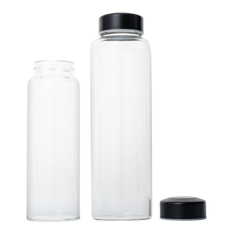 KDG Brand Customized Glass bottle manufacturers clear juice bottle 400ml 500ml 600ml 750ml 1000ml beverage glass water bottle
