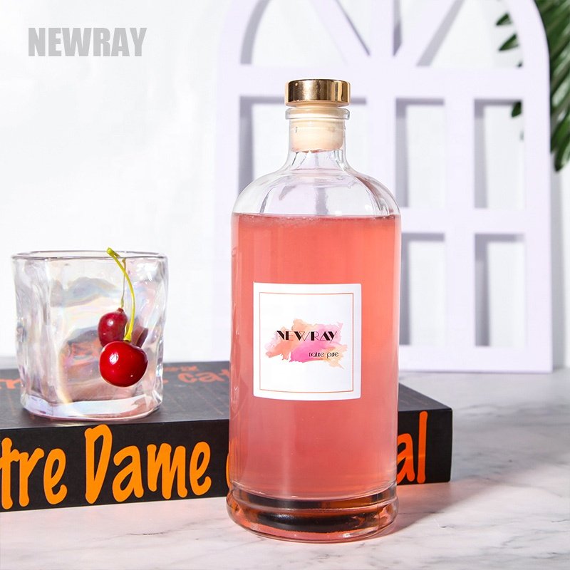 Cheap Price custom 500ml 750ml Empty Glass Whisky Gin Tequila Bottle for Wine Vodka Beverage Liquor