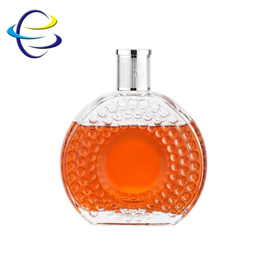 375Ml 500Ml 750Ml Clear Empty Olso Vodka Liquor Gin Rum Tequila Whisky Brandy Spirit Glass Bottle With Cork