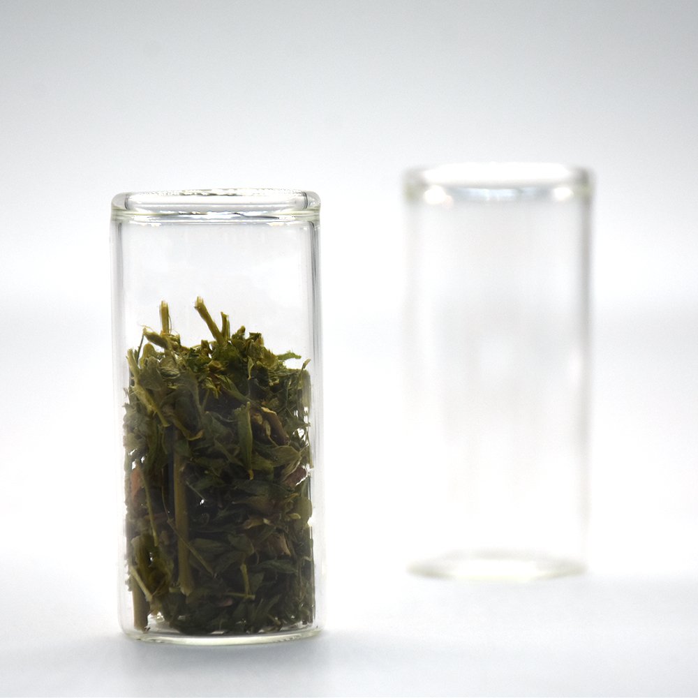 15ml test tube glass vial with wide mouth empty glass vial for packaging tea