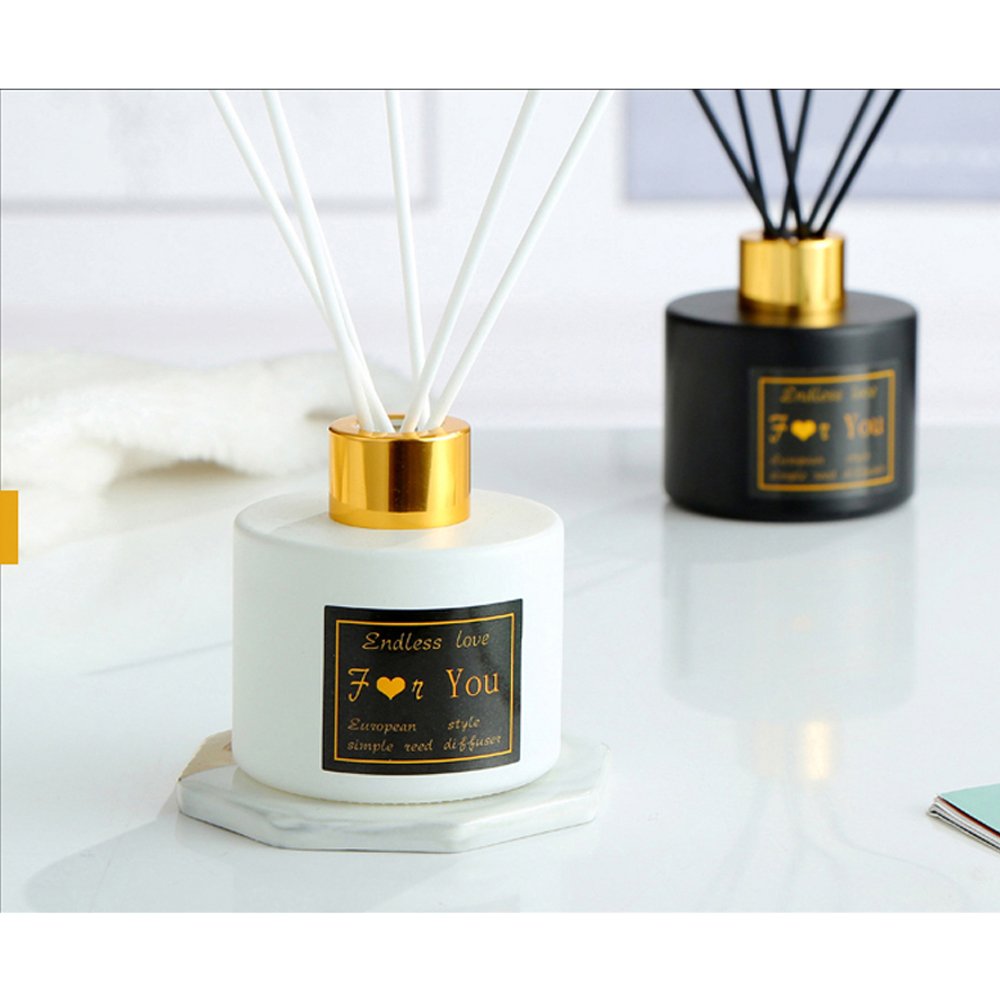 Best Scent Diffuser Refillable Perfume Atomiser Reed Aromatherapy Roller Bottle 120Ml Matte Black Diffuser Bottle