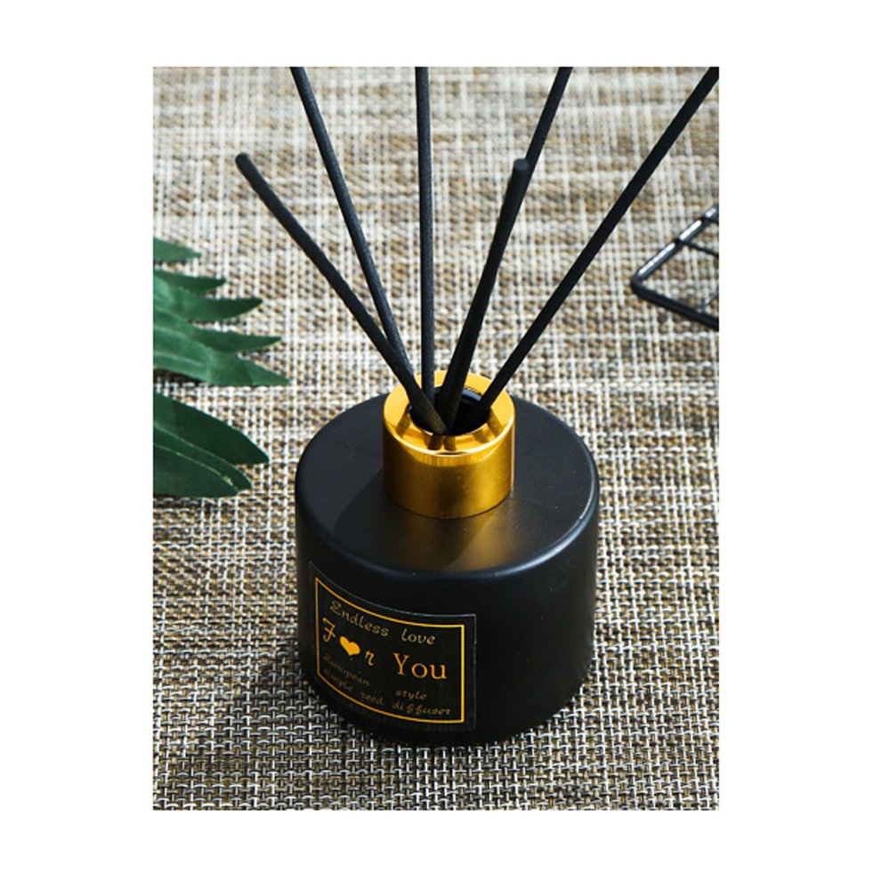 Best Scent Diffuser Refillable Perfume Atomiser Reed Aromatherapy Roller Bottle 120Ml Matte Black Diffuser Bottle