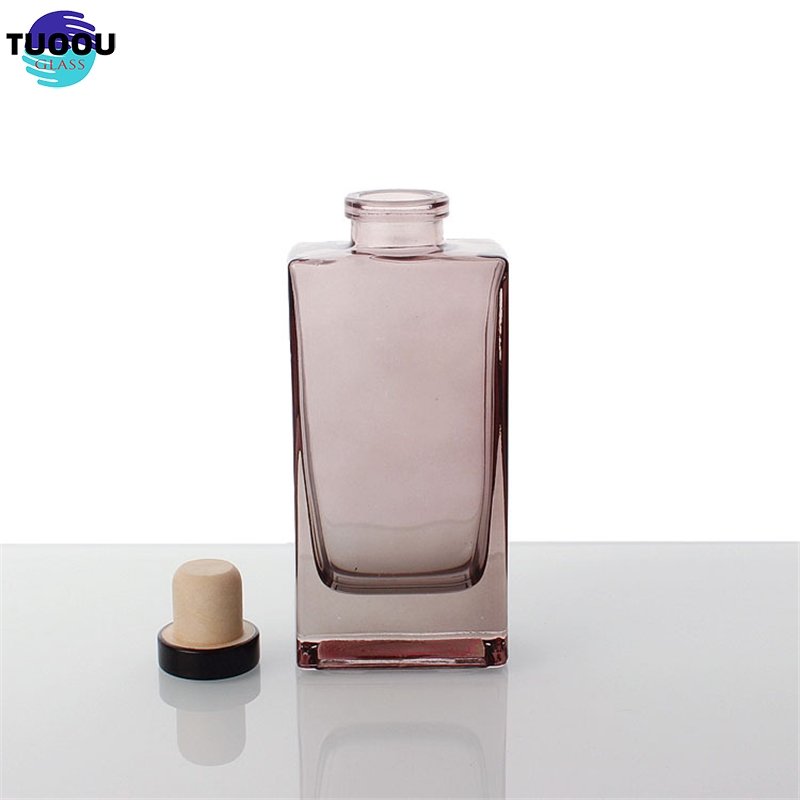 Hot sale Aromatherapy glass bottle Reed Diffusion Bottles Rectangular Square Glass Amber Aramis Bottle