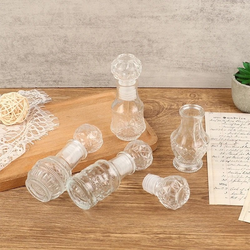 100ml Crysta Wine Glass Bottle Whiskey Liquor Pourer Bottle Home Bar Vodka Beer Whiskey Decanter crystal perfume bottle