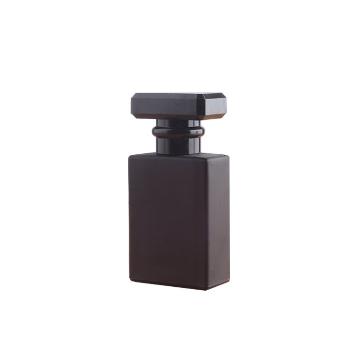 Empty square glass bottle 30ml 50ml glass perfume bottle from China