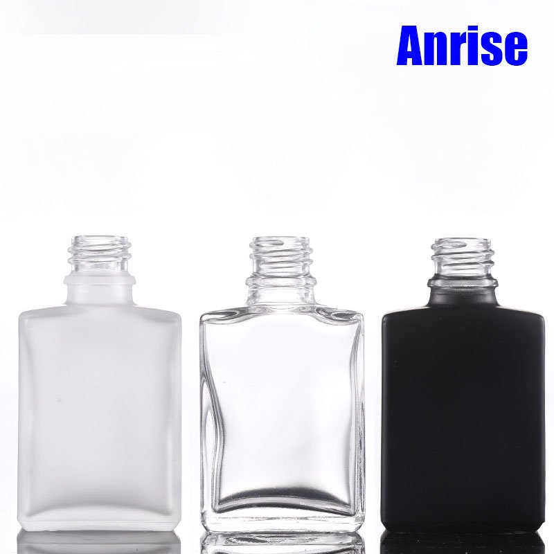 Custom Logo 30ml Frosted Square Dropper Bottle 100ml Matte/Black/Clear Flat Cosmetic Glass Oil 30 ml Luxury Dropper Bottle Box