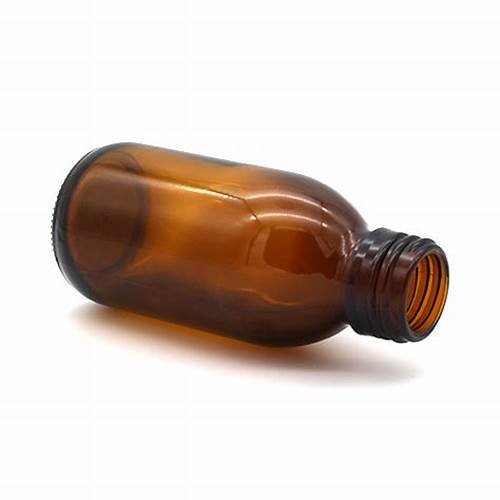 Wholesale Amber Syrup Oral Liquid Glass Bottle With White Black Cap Brown Medical Glass Liquid Bottles