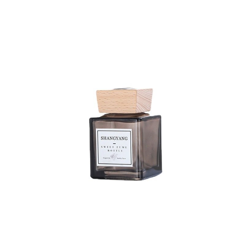 Reusable Factory Hot selling Empty Glass Bottles Square Reed Diffuser Glass Bottles