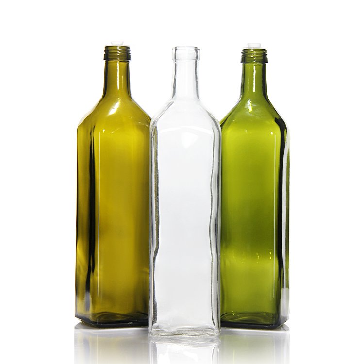 Custom Logo Bottle 250ml 500ml Brown Glass Bottle Olive Oil Bottle