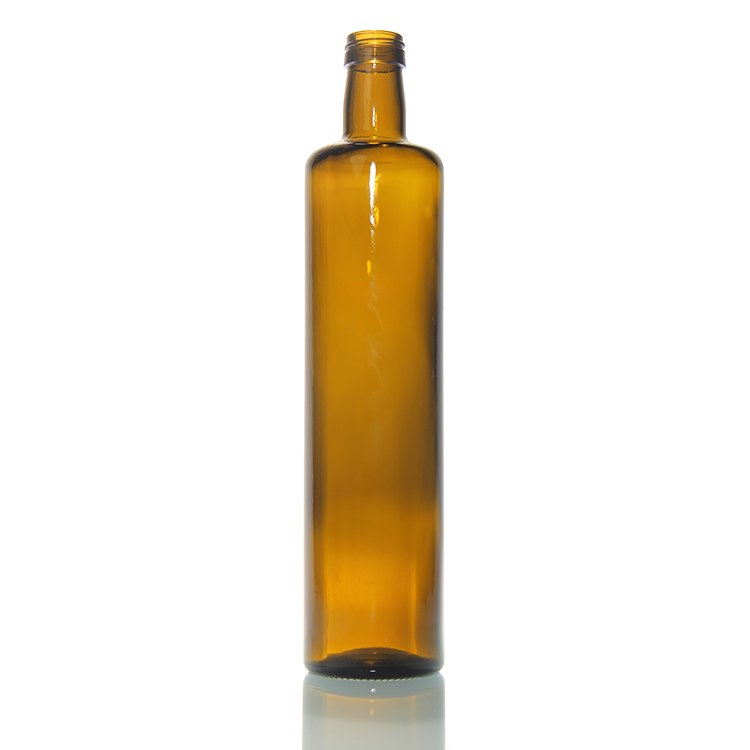 Custom Logo Bottle 250ml 500ml Brown Glass Bottle Olive Oil Bottle