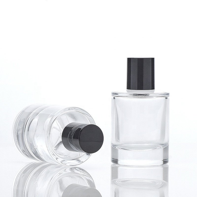 Free Sample glass bottles luxury square Popular glass perfume bottles 50ml 100ml glass spray bottle wholesale price Atomizer