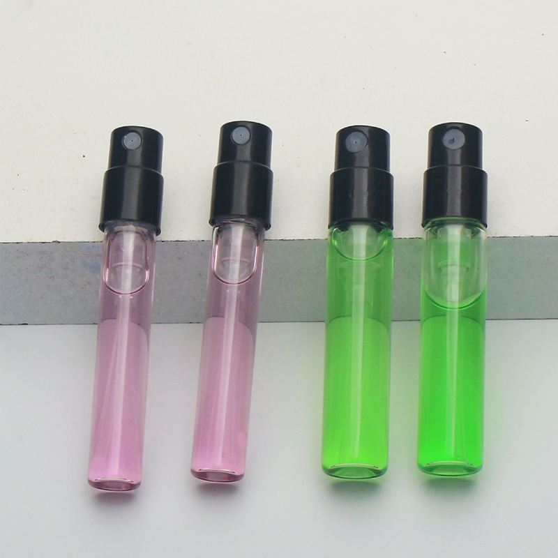 1ml 1.5ml 1.8ml 2ml 2.5ml mini glass vials perfume sample glass spray bottles