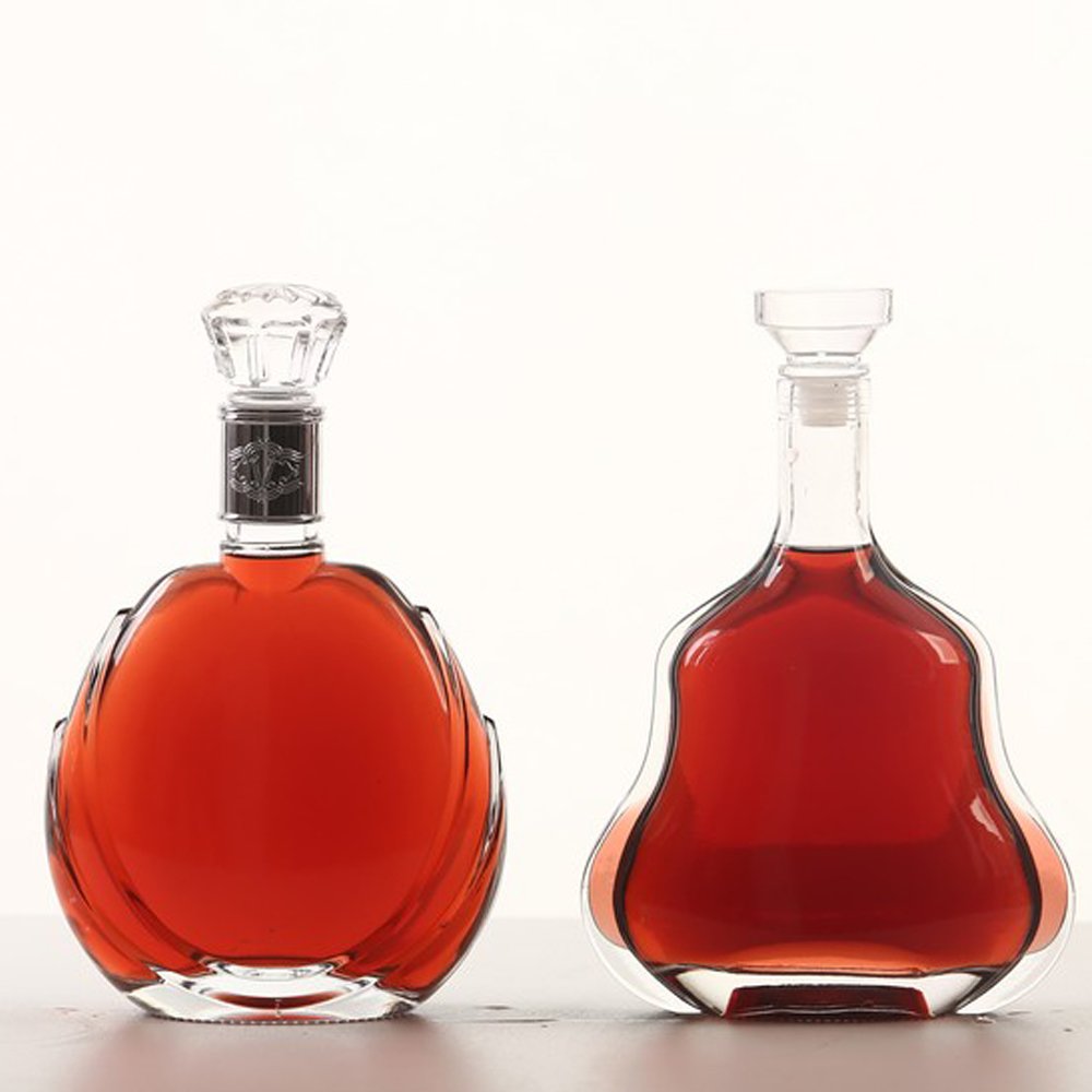 Custom Empty Liquor Vodka Gin Bottle Extra Flint 500ml 700ml 750ml Wine Glass Bottle