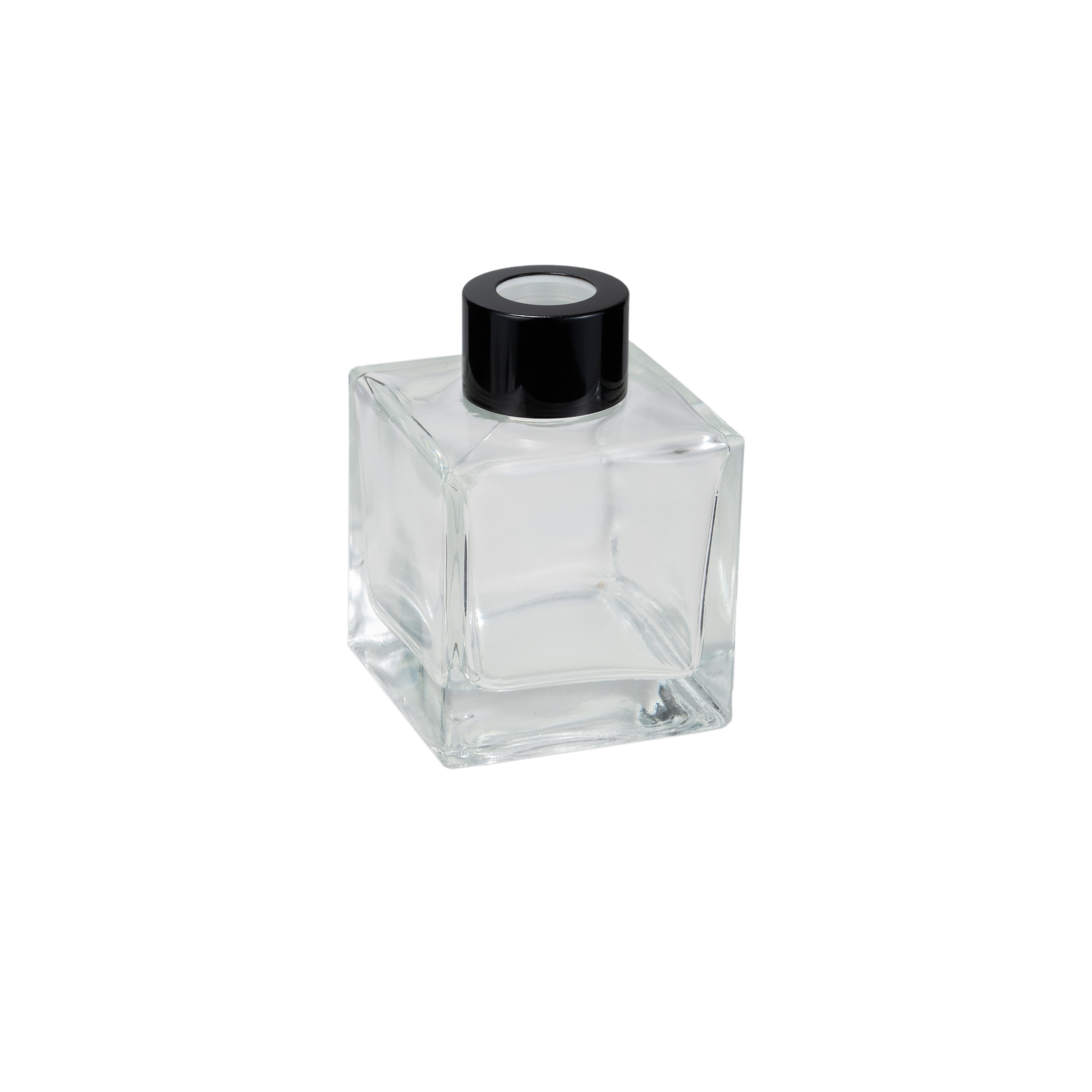 Wholesale Empty 50ml 100ml 150ml 200ml Cube Square Reed Diffuser Sticks Glass Bottle For Aroma Fragrance