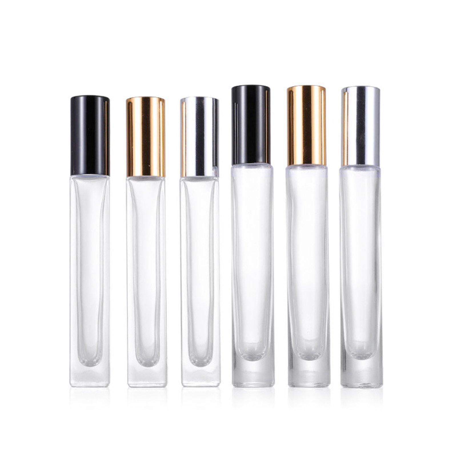 Empty Fragrance Sample Trial Vials Tube Small Mini Perfume Tester Glass Bottle With Spray Cap