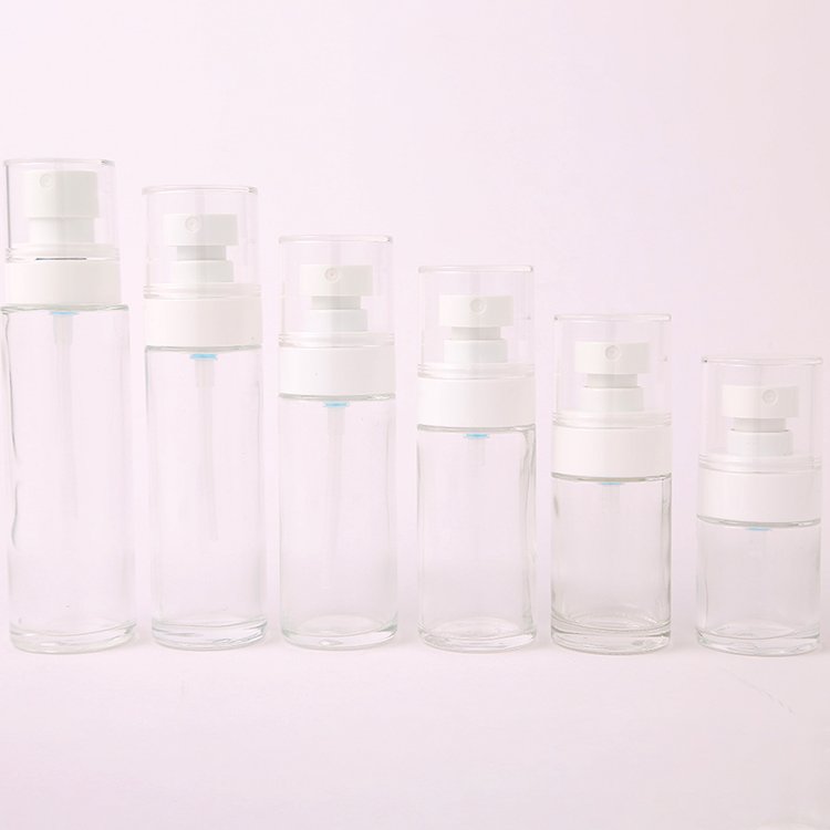 Manufacturer Wholesale cylinder 30 ml 50 ml 100 ml 120ml empty magnetic perfume spray frosted glass bottle supply