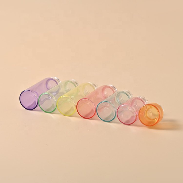 5ml 10ml 15ml 20ml serum cosmetic packaging transparent empty repair essential oil glass dropper bottle with color drop