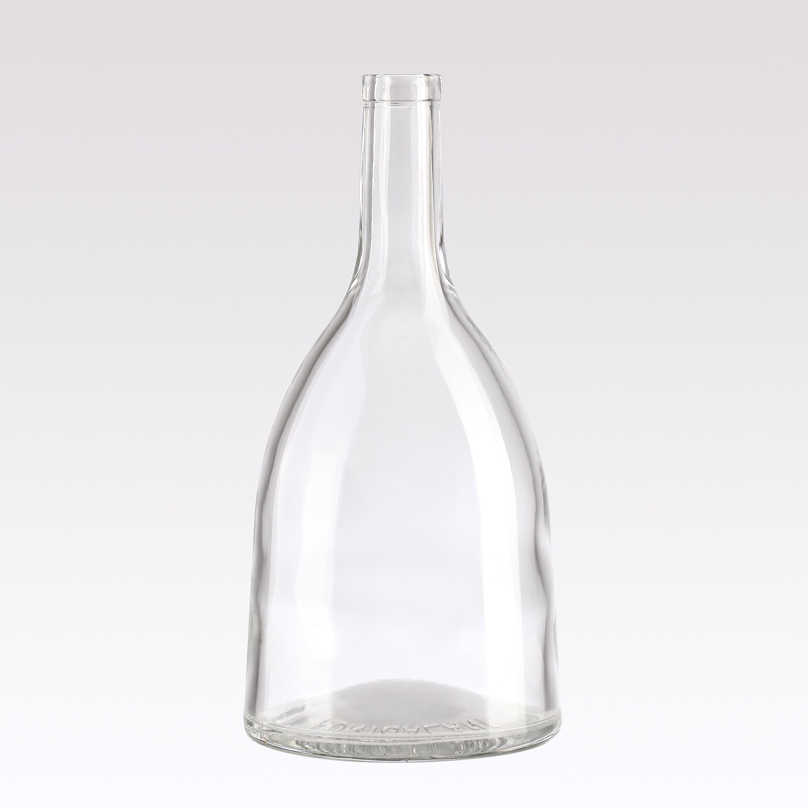 Factory Direct Sales 750ml/1000ml Customized High-grade Transparent Vodka / Whisky Empty Bottle