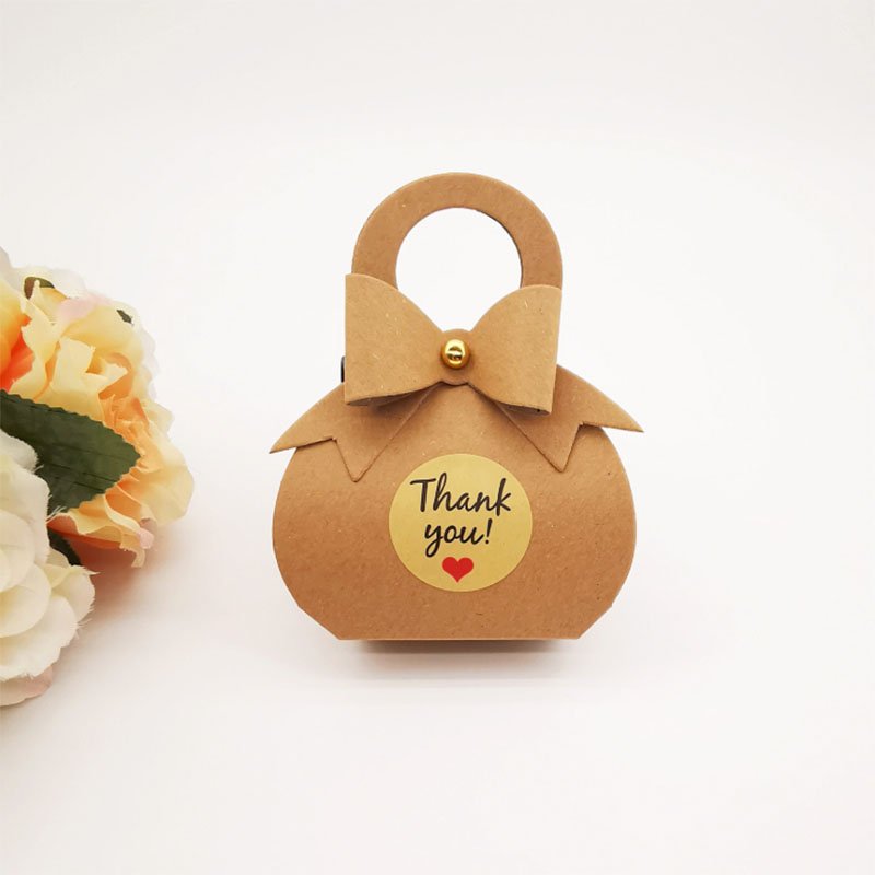 Wedding Favor Gift Wrapping Carton Sweet Candy Packaging Chocolate Paper Folding Gift Box
