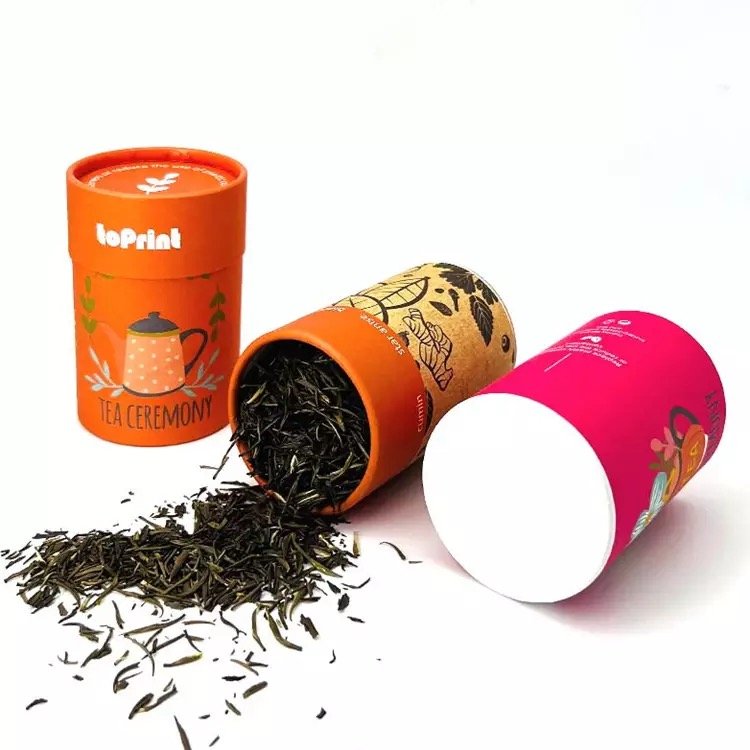 Custom Cereal Box Round Recycled Cardboard Cylinder Packaging Standard Air Tightness Oatmeal Paper Tube Package
