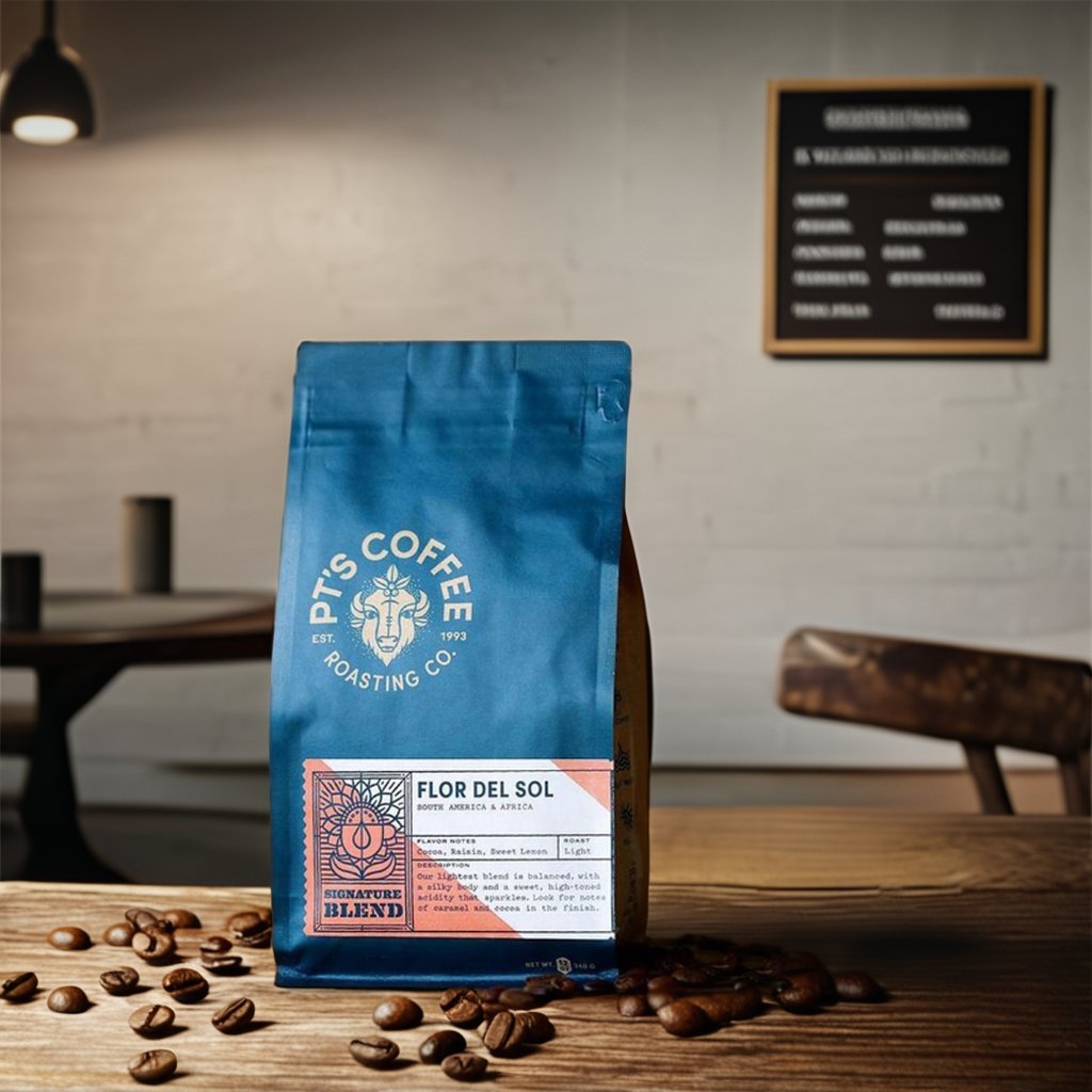 AT PACK Digital Print LOW MOQ Eco-Friendly Kraft Paper Coffee Bags Wholesale Coffee Bean Packaging Zipper Pouch Coffee Bag 250g