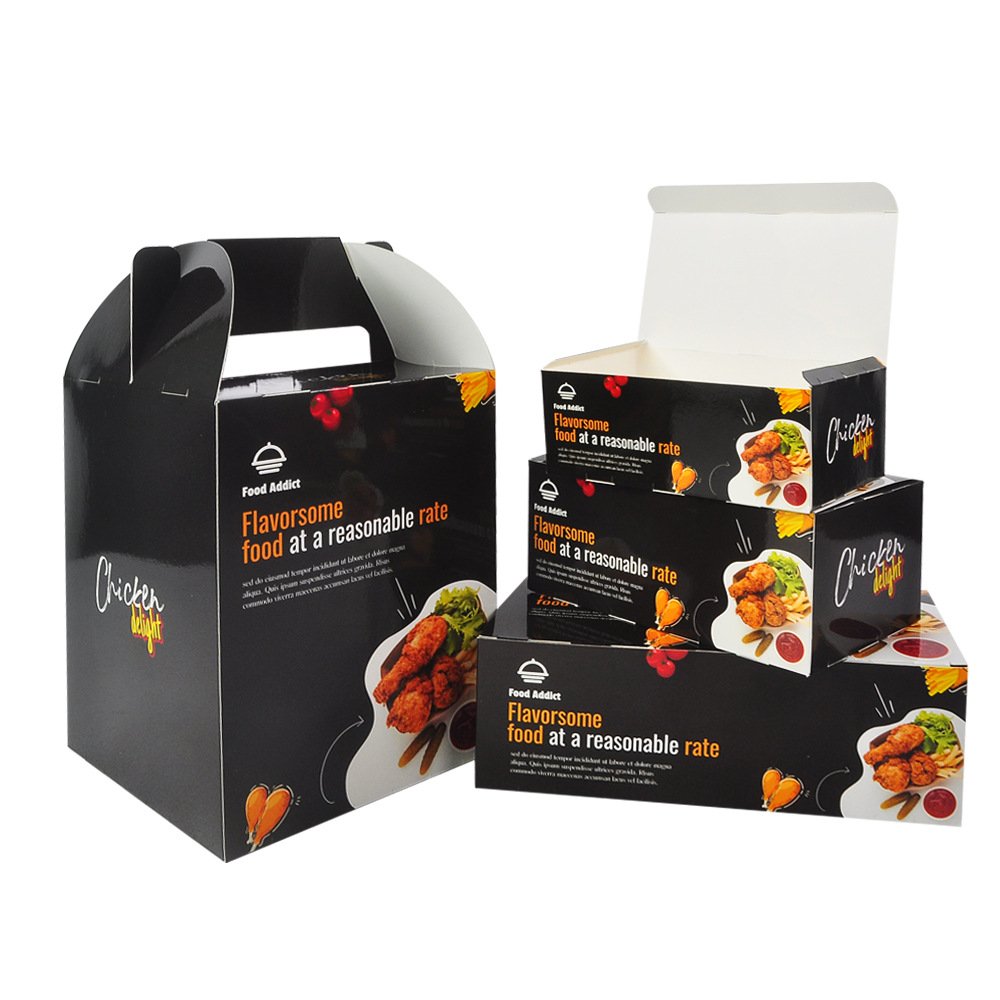 Custom printing food potato chips pack popcorn chip snack potato chips popcorn chipspicy Fried chicken food packaging paper box